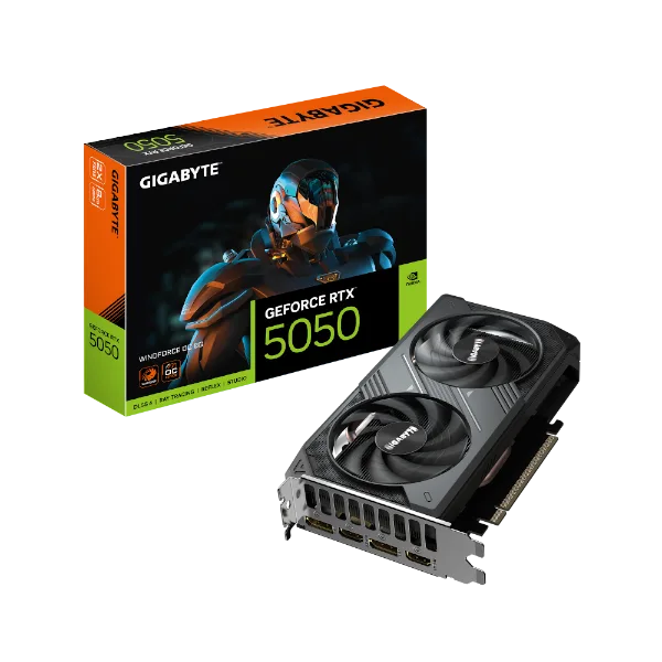 כרטיס מסך Gigabyte GeForce RTX 5050 WindForce OC 8GB 2xDP 2xHDMI