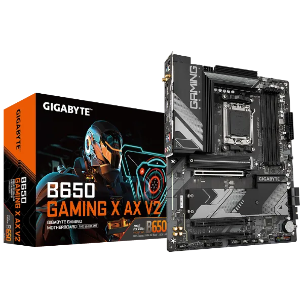 לוח Gigabyte B650 Gaming X AX V2 ATX WIFI BT AMD Zen4 AM5 DDR5
