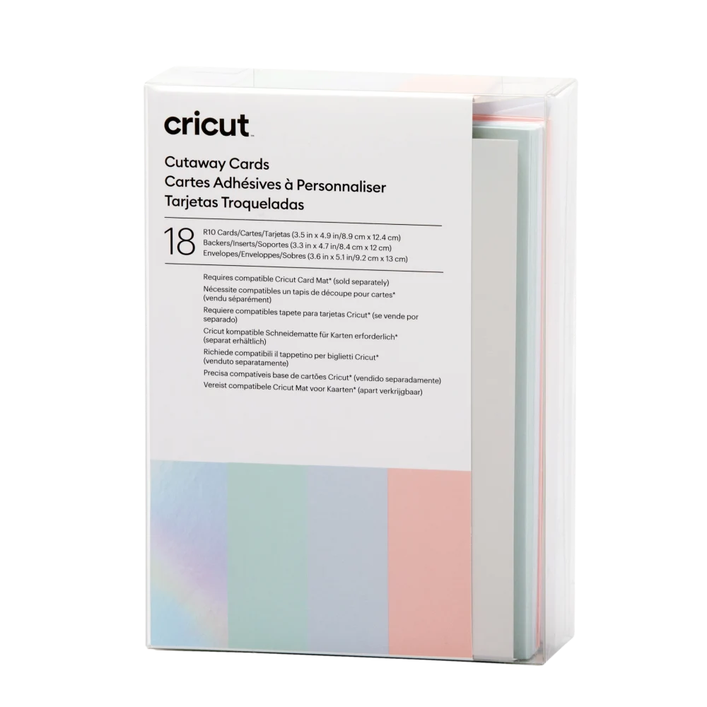 מציאון – כרטיסי פסטל (18) Cricut Away R10