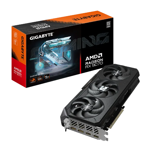 כרטיס מסך Gigabyte RADEON RX9070 GAMING OC 16GB PCIE 5.0