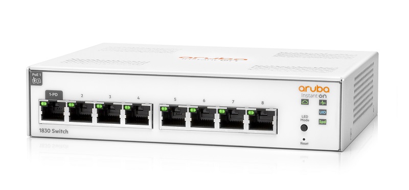 מתג חצי מנוהל HPE Aruba IOn 1830 8G Sw