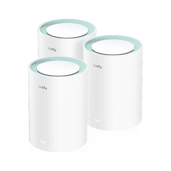 מגביר טווח Cudy M1500 AX1500 MESH WIFI6 System 3 pack