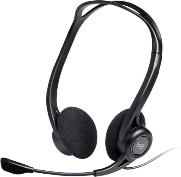 אוזניות חוטיות ל-2 אוזניים עם מיקרופון Logitech H960 USB-A
