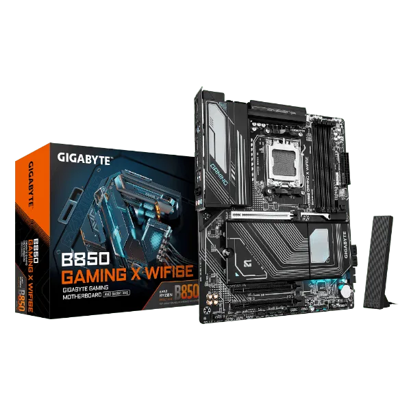 לוח אם GIGABYTE B850 GAMING X WIFI6E ATX DDR5 AM5 BT 2.5 GBE LAN