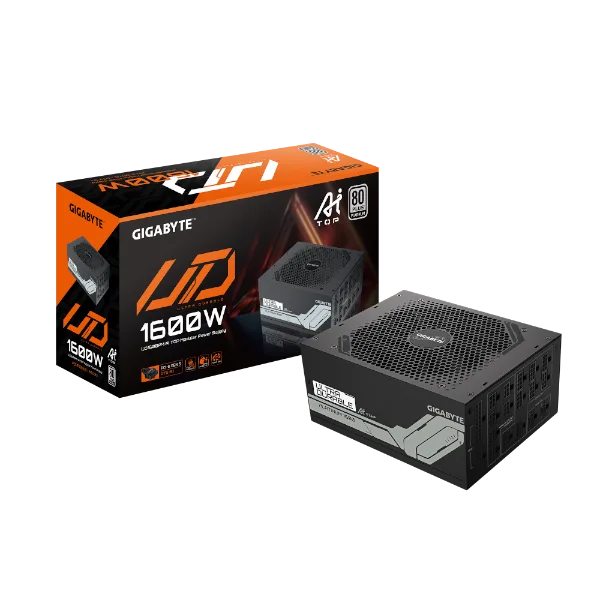 ספק כוח Gigabyte UD1600PM PG5 AI TOP 80 Plus Platinum Modular