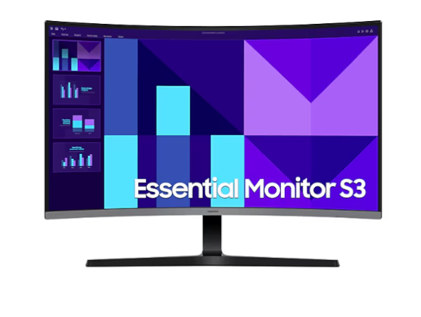 SAMSUNG 32" Essential S3 FHD Curved Gaming 100Hz/D-Sub/HDMI