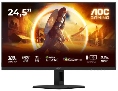 מסך גיימינג 24.5 אינץ' דגם 25G4SRE מבית AOC