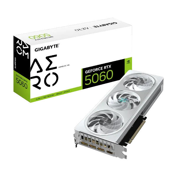 כרטיס מסך Gigabyte GeForce RTX 5060 AERO OC 8GB