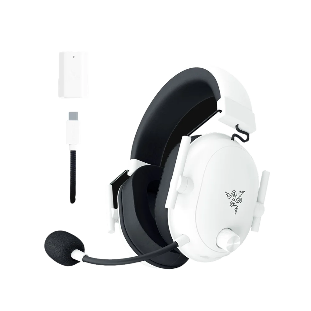 אוזניות אלחוטיות Razer BlackShark V3 Pro – לבן