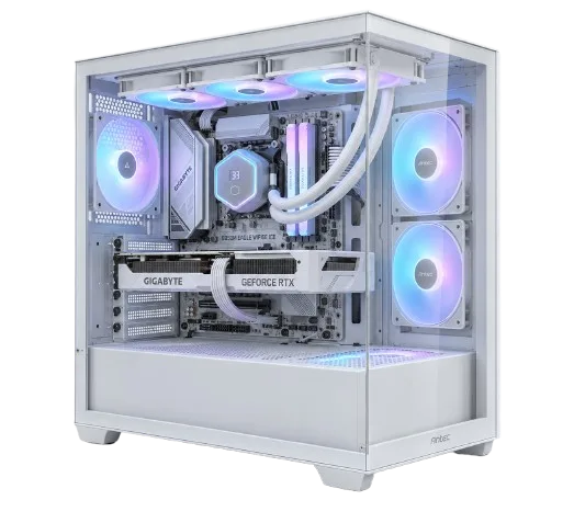 מחשב נייח CX300 ARGB 750W B850M WIFI R5 7500X3D 32GB 1TB 5060 ICE