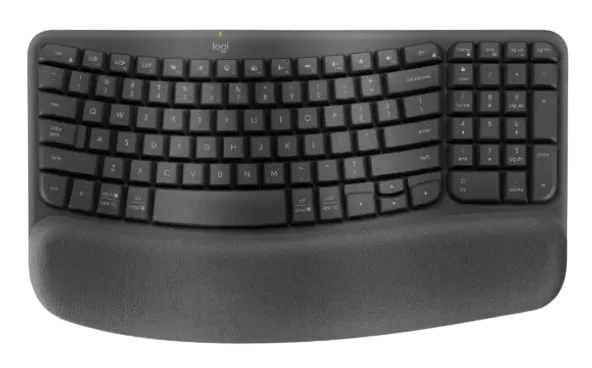 מקלדת אלחוטית ארגונומית Logitech WAVE Keys 2.4 / Bluetooth