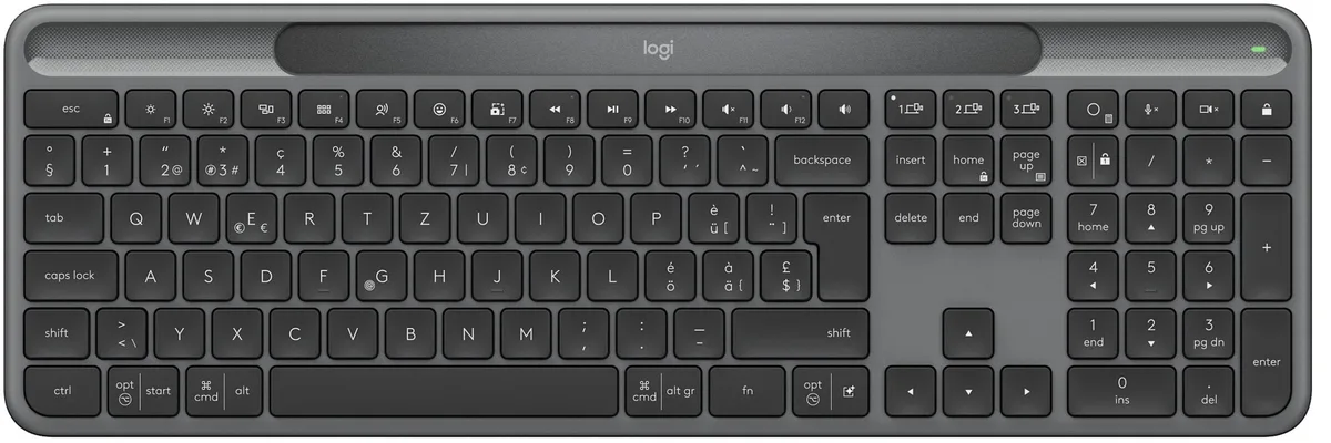 Logitech Wireless K980 Signature Slim Solar Graphite
