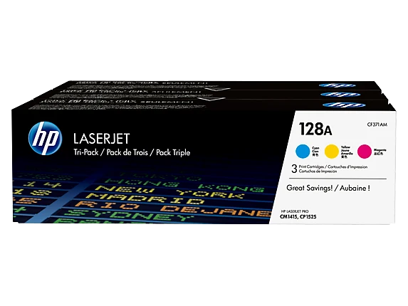 מארז טונרים HP128A CE321-3 מקורי