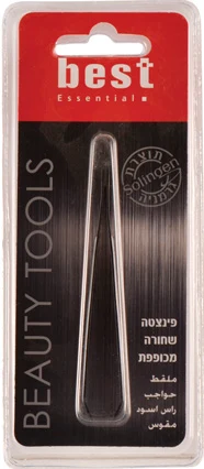בסט פינצטה שחורה מכופפת זולינגן