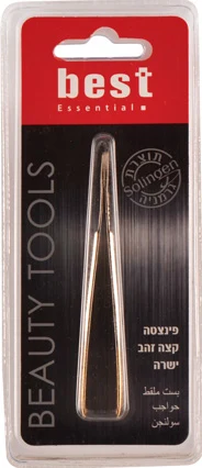 בסט פינצטה קצה זהב ישרה זולינגן