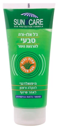 סאן&amp;קאר ג'ל אלוורה לאחר שיזוף 200מ"ל