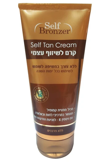 סלף ברונזר קרם שיזוף עצמי 180מ"ל