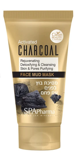 ספא פארמה פחם CHARCOALמסיכת בוץ לפנים150מל