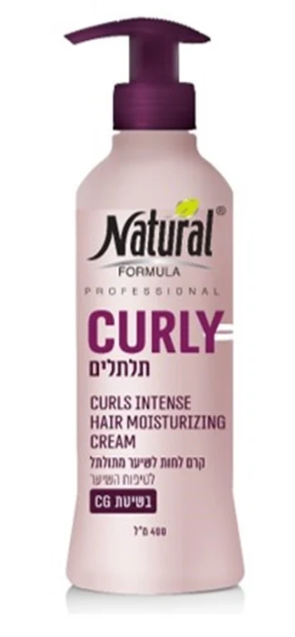 נטורל פורמולה קרם לחות תלתלים 400מל