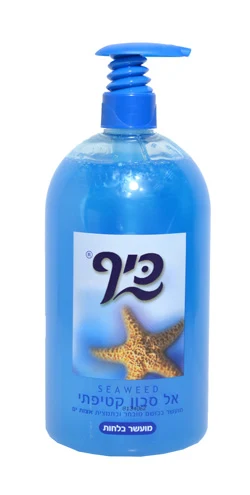 כיף ס.נוזלי כחול 1ליטר משאבה