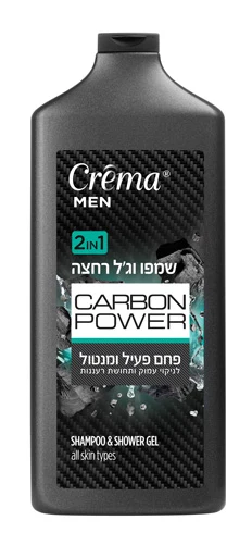 קרמה מן שמפו וג'ל רחצה 2ב- 1אקטיב בלוק 700מל