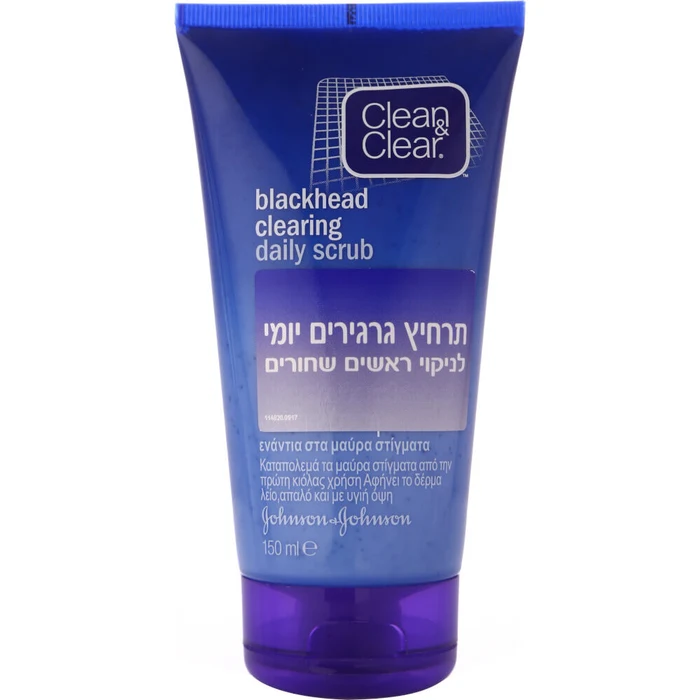 קלין&amp;קליר תרחיץ גרגירים יומי לניקוי ראשים שחורים 150מ"ל