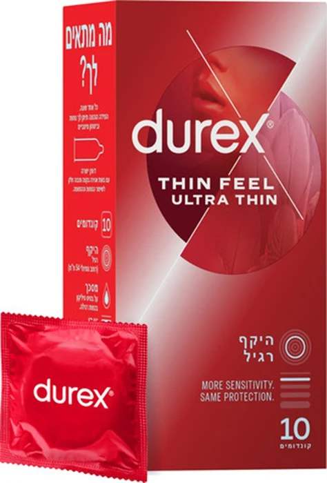 דורקס קונדומים דקים במיוחד 10יחידות