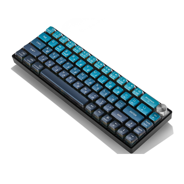 GK61 Pro בצבע כחול-שחור